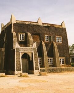 Explore the historical Gidan Dan Hausa in Kano, Nigeria, showcasing traditional architecture.