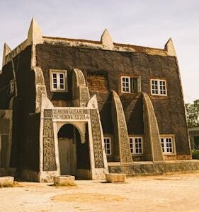 Explore the historical Gidan Dan Hausa in Kano, Nigeria, showcasing traditional architecture.
